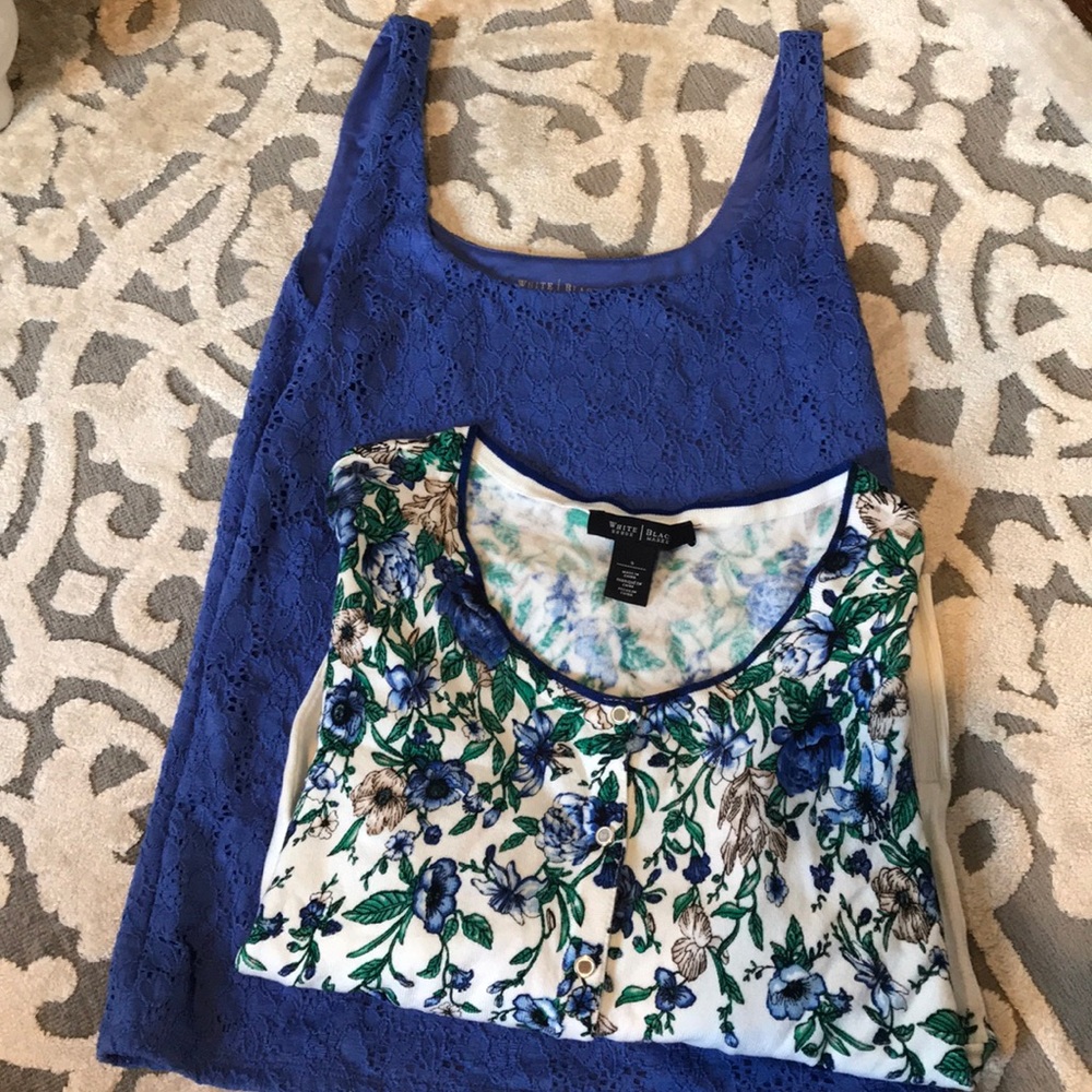 WHBM tank top sweater set